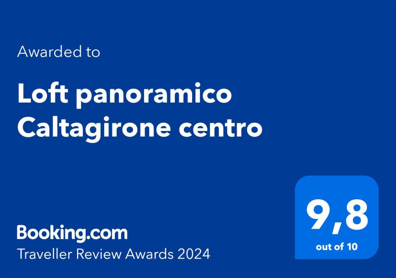 Loft Panoramico Caltagirone Centro Lägenhet Exteriör bild